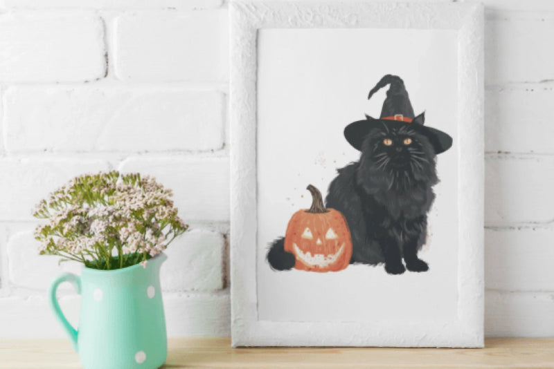 Halloween Cat Clipart Bundle - CraftNest - Digital Crafting and Art