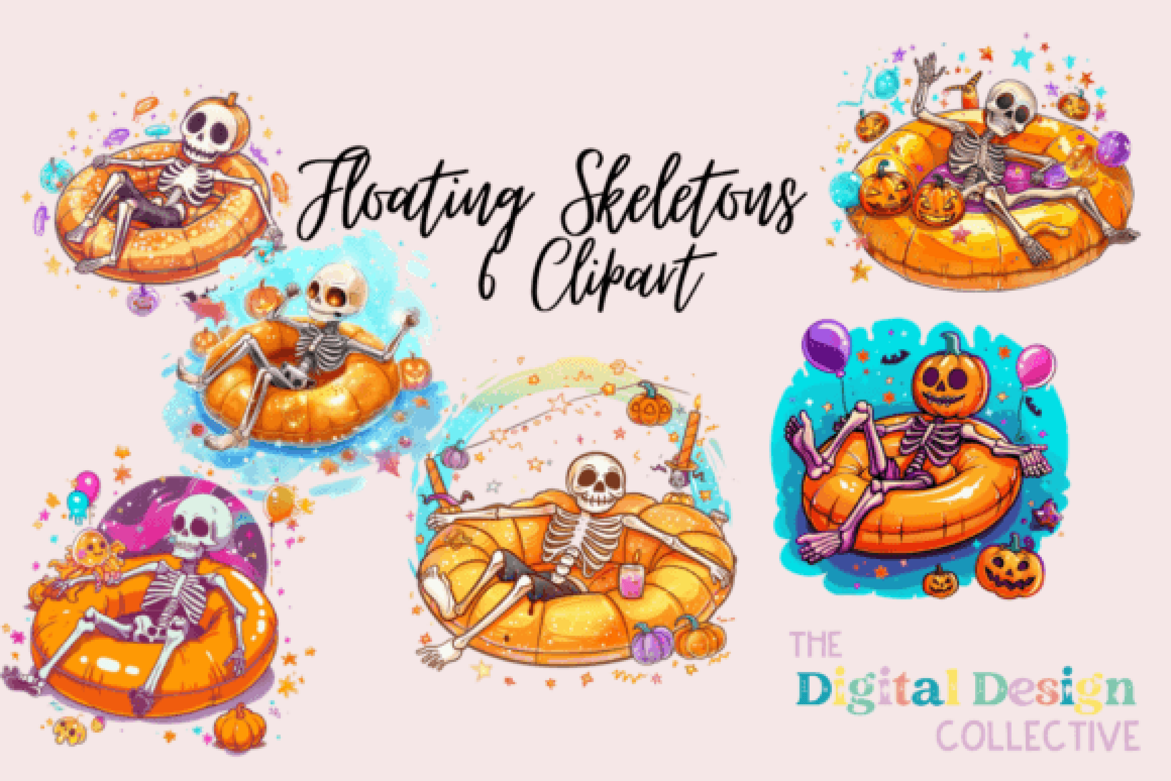 Cute Halloween Clipart Bundle - CraftNest - Digital Crafting and Art