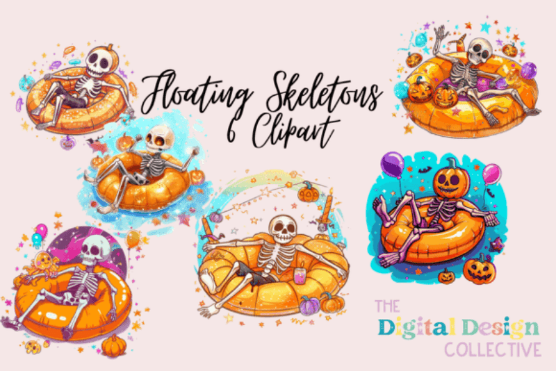 Cute Halloween Clipart Bundle - CraftNest - Digital Crafting and Art