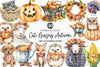 Cute Autumn Farmhouse Nursery Clipart Bundle
