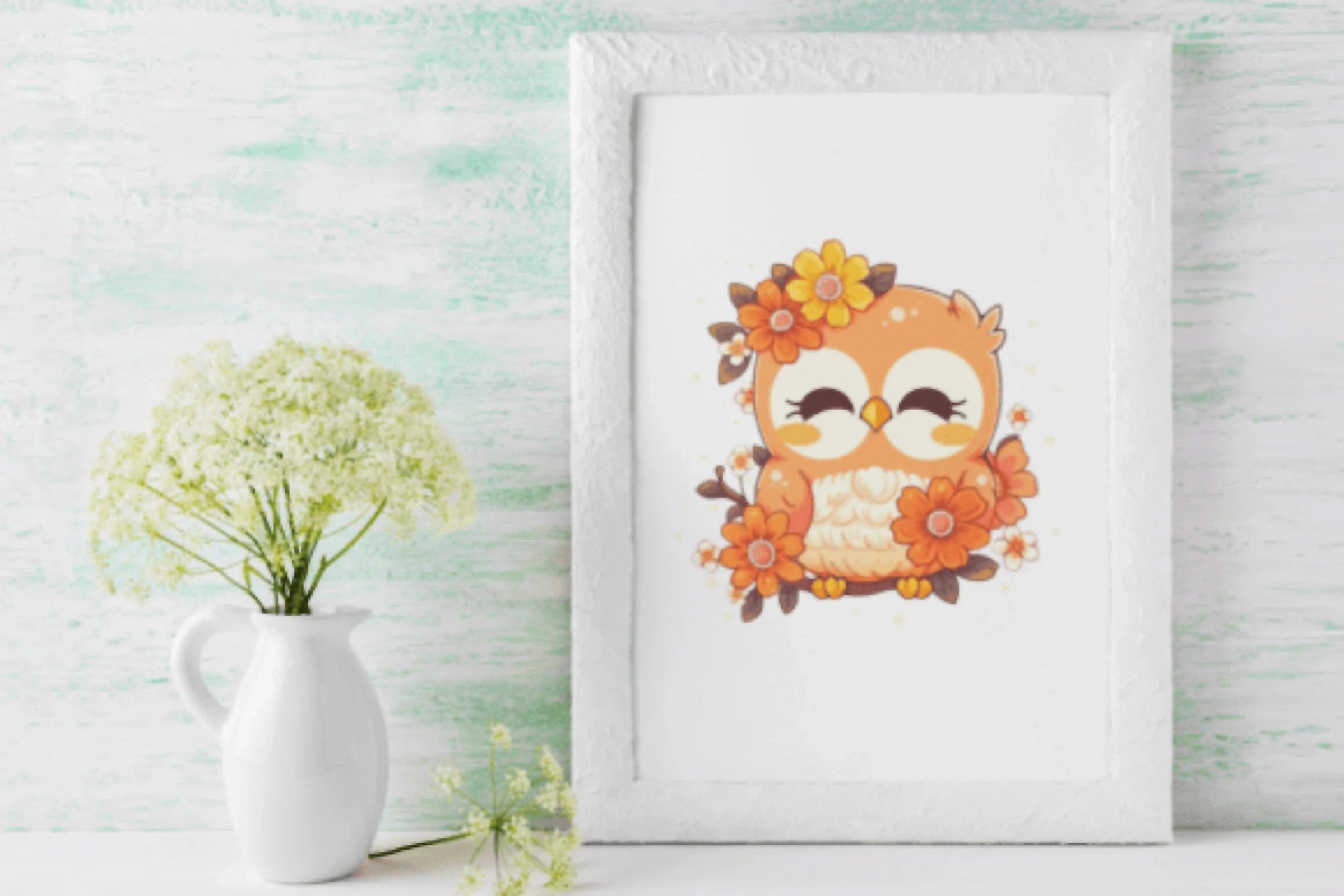 Adorable Orange Owl Clipart Bundle - CraftNest - Digital Crafting and Art