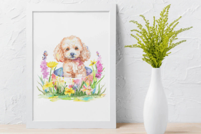 Easter Poodle Clipart Bundle - CraftNest - Digital Crafting and Art