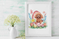 Easter Poodle Clipart Bundle - CraftNest - Digital Crafting and Art