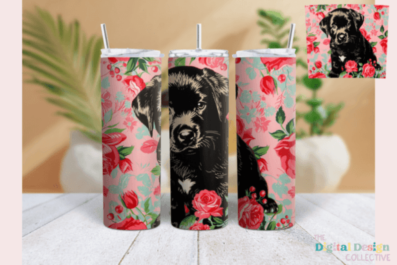 Adorable Dog Design Puppy Tumbler Bundle - CraftNest - Digital Crafting and Art