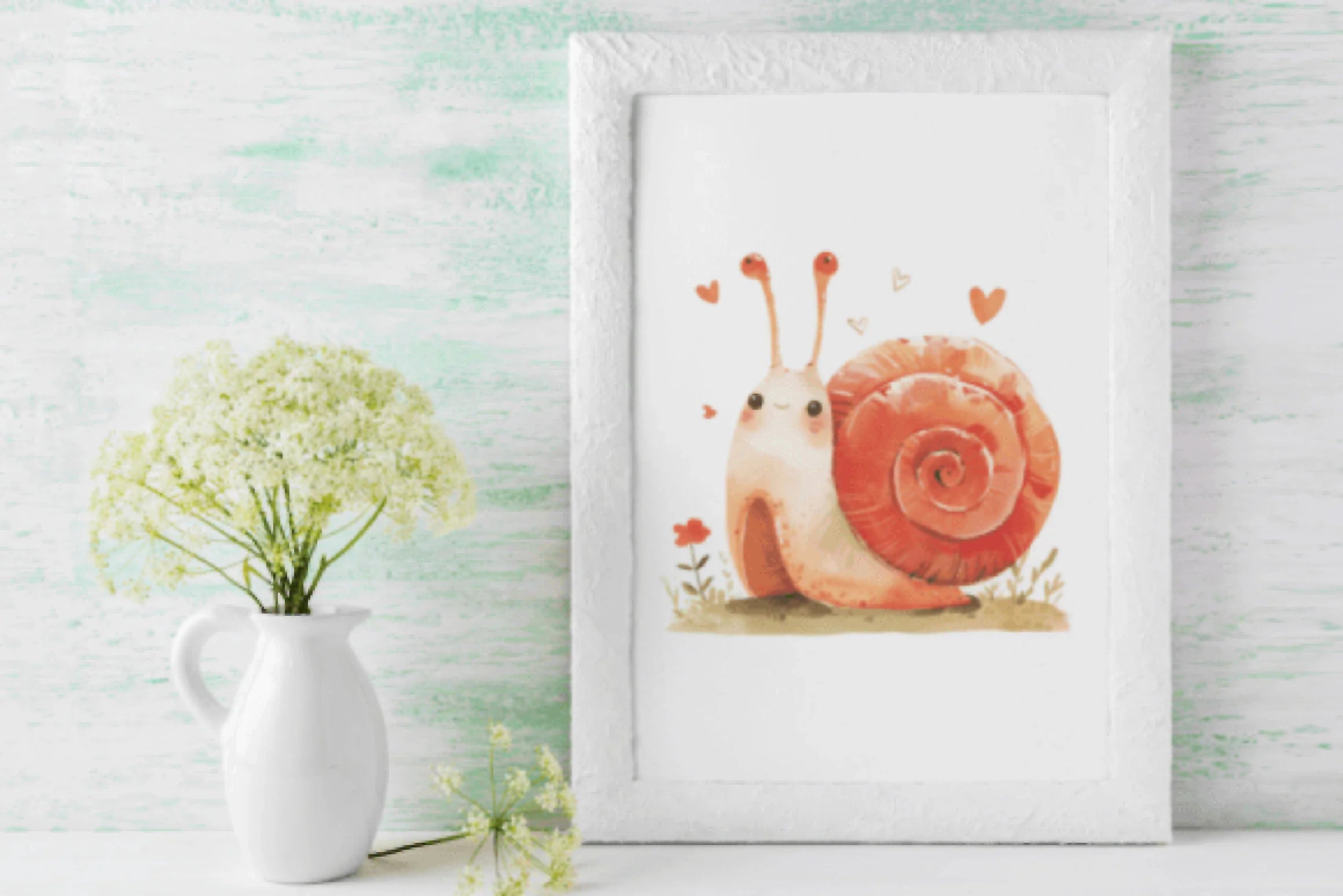 Colorful Cute Snails Clipart Bundle - CraftNest - Digital Crafting and Art