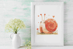 Colorful Cute Snails Clipart Bundle - CraftNest - Digital Crafting and Art