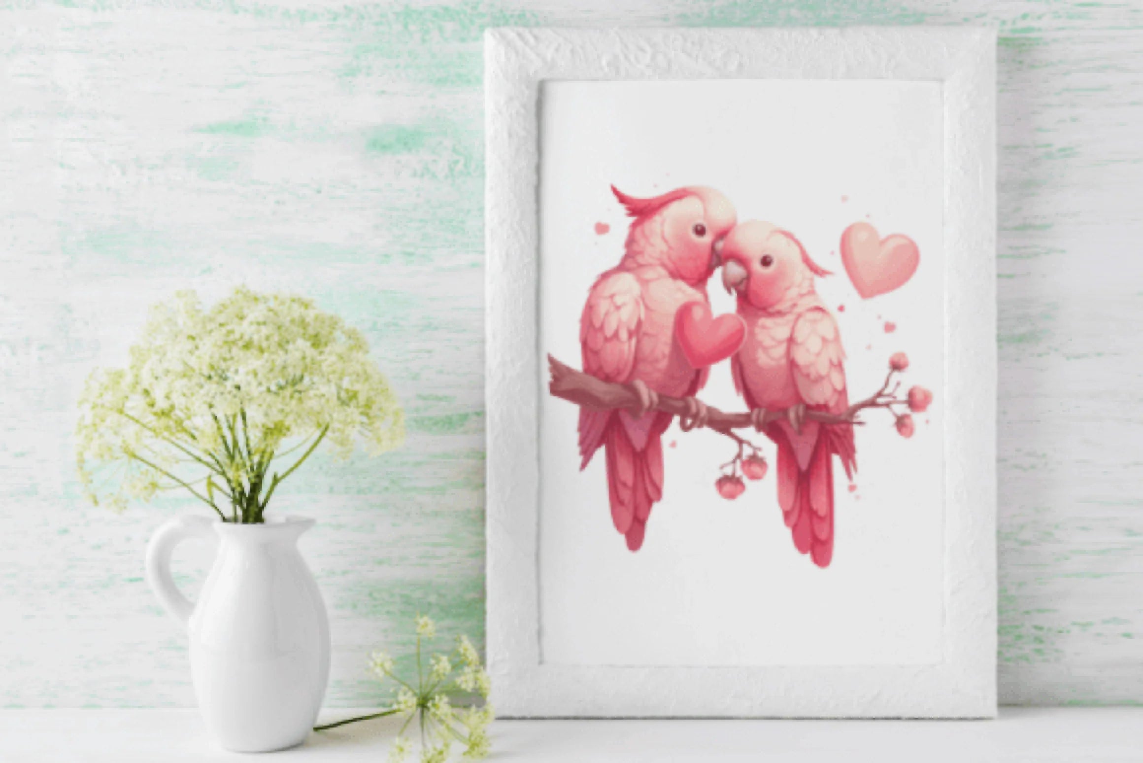 Charming Valentine's Day Birds Clipart Bundle - CraftNest - Digital Crafting and Art