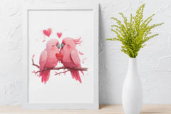 Charming Valentine's Day Birds Clipart Bundle - CraftNest - Digital Crafting and Art