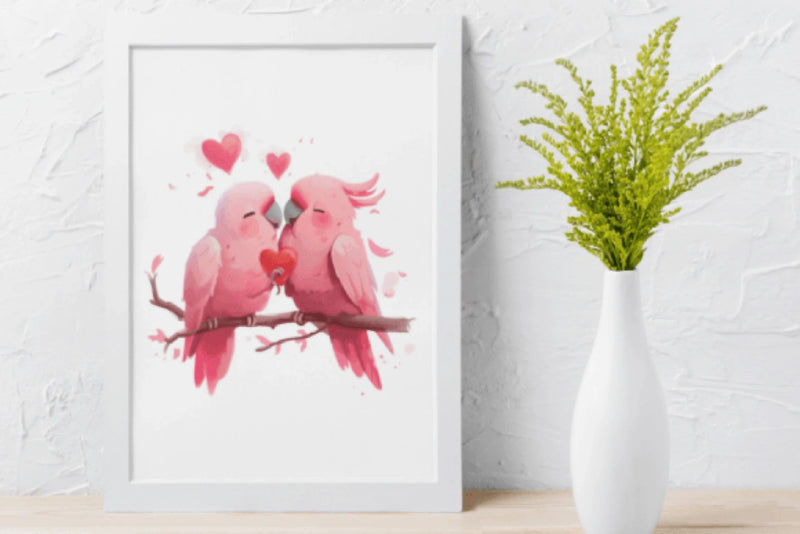 Charming Valentine's Day Birds Clipart Bundle - CraftNest - Digital Crafting and Art