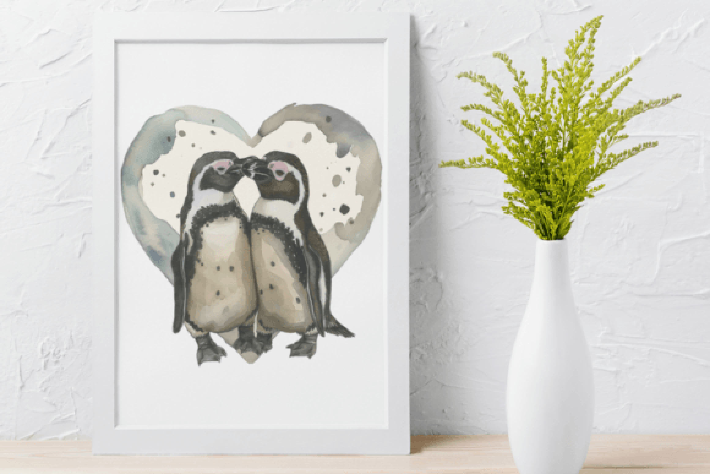 Adorable Valentine's Penguin Clipart Bundle