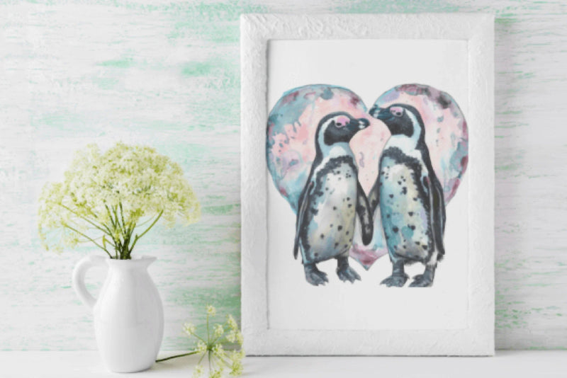 Adorable Valentine's Penguin Clipart Bundle - CraftNest - Digital Crafting and Art