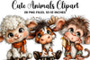 Cute Animals Clipart Bundle