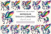 Cute Baby Unicorn Collection Clipart Bundle