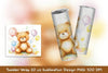 Cute Bear Tumbler Wrap