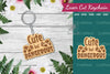Cute But Dangerous Laser Cut Keychain Design Bundle