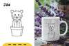 Cute Cat Cactus SVG Bundle