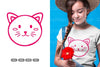 Cute Cat Head Clipart Bundle