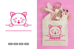 Cute Cat Split Border Clipart Bundle - CraftNest - Digital Crafting and Art