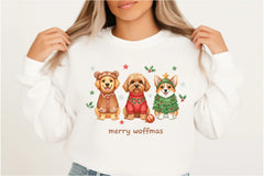 Cute Christmas Dog Clipart Bundle: Holiday Animals Collection - CraftNest - Digital Crafting and Art
