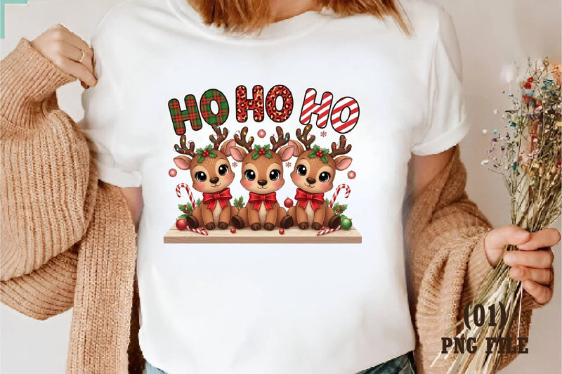 Cute Christmas Reindeer Clipart Bundle - CraftNest - Digital Crafting and Art