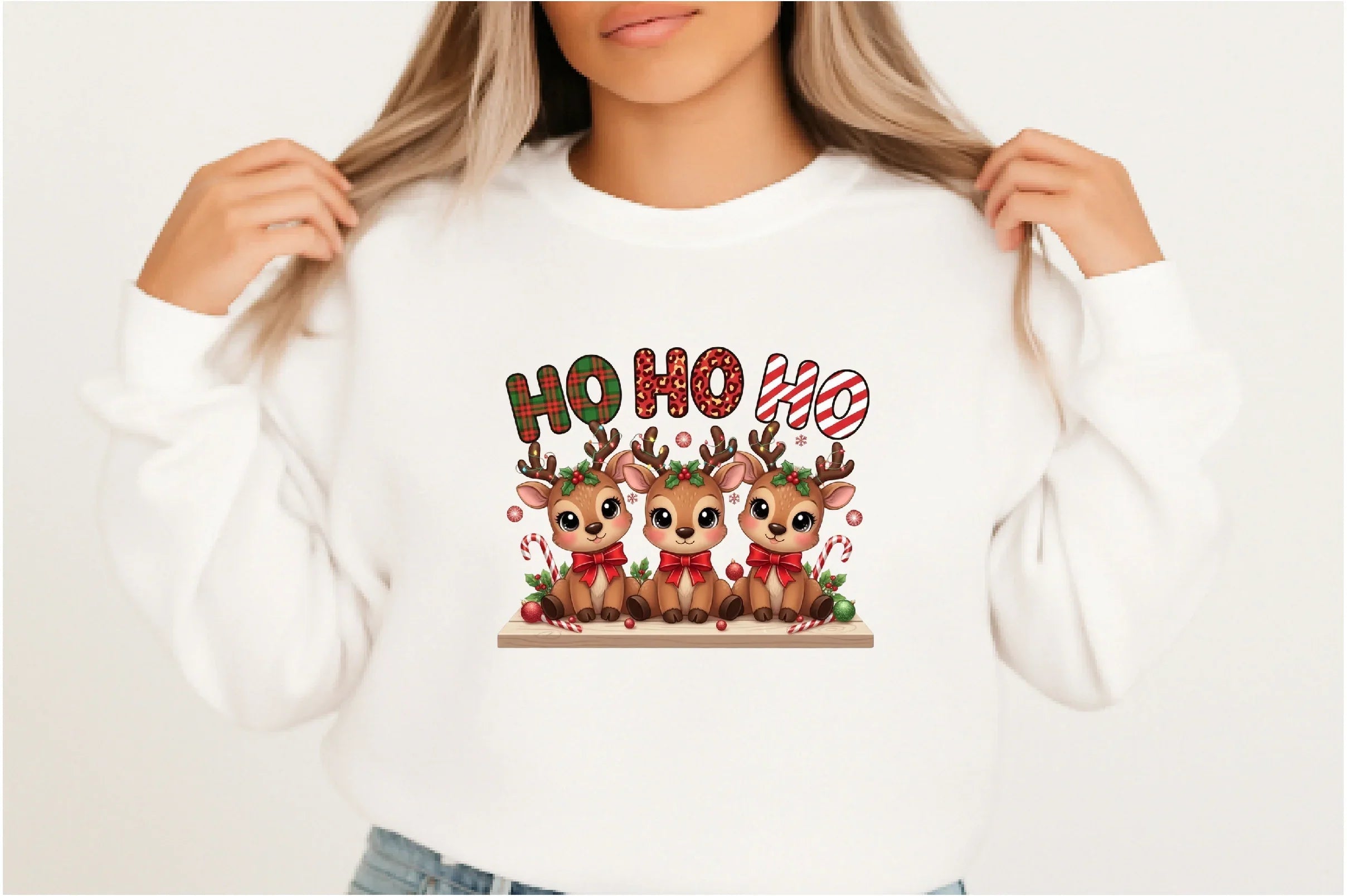 Cute Christmas Reindeer Clipart Bundle - CraftNest - Digital Crafting and Art