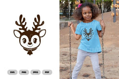 Cute Deer Head SVG Bundle - CraftNest - Digital Crafting and Art