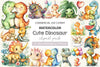 Cute Dinosaur Clipart Bundle 2