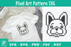 Cute Dog Pixel Art Pattern Clipart Bundle