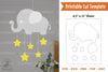 Cute Elephant Papercut Template Bundle