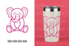 Cute Elephant Nursery Doodle Clipart Bundle