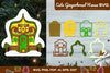 Cute Gingerbread House Clipart Bundle
