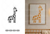 Cute Giraffe Nursery Doodle Clipart Bundle