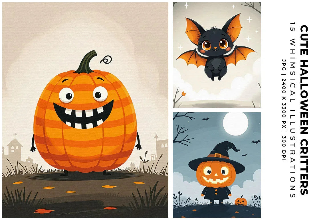 Cute Halloween Critters