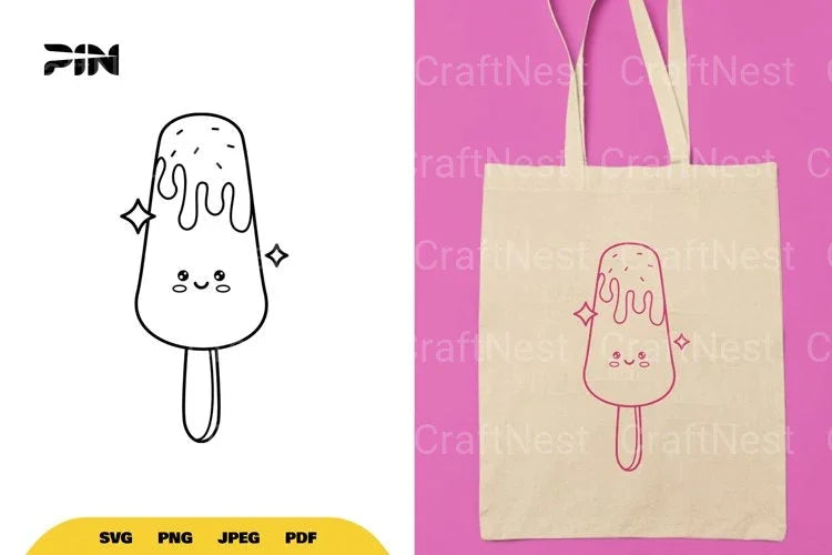 Kawaii Ice Cream SVG Bundle - CraftNest - Digital Crafting and Art