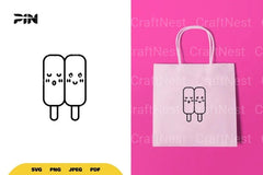 Kawaii Ice Cream SVG Bundle - CraftNest - Digital Crafting and Art