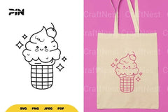 Kawaii Ice Cream SVG Bundle - CraftNest - Digital Crafting and Art