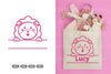 Cute Lion Split Border Clipart Bundle