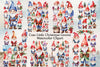 Cute Christmas Gnome Clipart Bundle