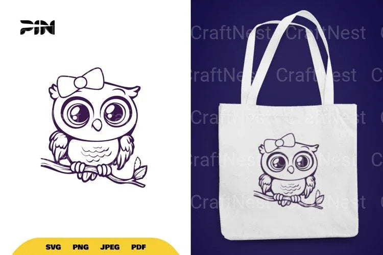 Cute Owl SVG Bundle - CraftNest - Digital Crafting and Art