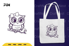 Cute Owl SVG Bundle - CraftNest - Digital Crafting and Art