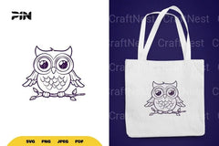 Cute Owl SVG Bundle - CraftNest - Digital Crafting and Art
