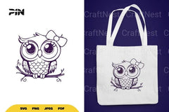 Cute Owl SVG Bundle - CraftNest - Digital Crafting and Art