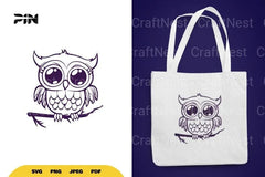 Cute Owl SVG Bundle - CraftNest - Digital Crafting and Art