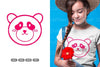 Cute Panda Head Clipart Bundle