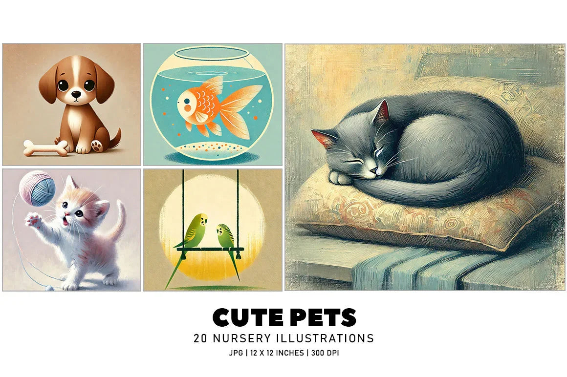 Cute Pets - Nursery