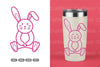 Cute Rabbit Nursery Doodle Clipart Bundle