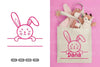 Cute Rabbit Split Border Clipart Bundle