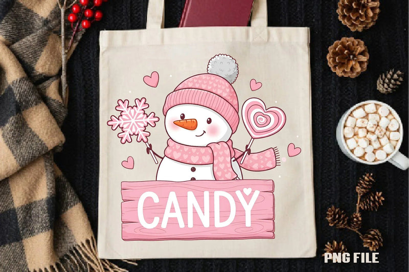 Cute Snowman Candy Clipart Bundle - CraftNest - Digital Crafting and Art