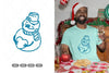 Cute Snowmen Doodle Clipart Bundle
