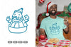 Cute Snowmen Doodle Clipart Bundle